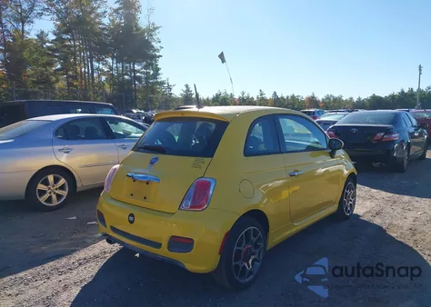2015 Fiat 500 Sport from USA, damaged, VIN 3C3CFFBR8FT545552